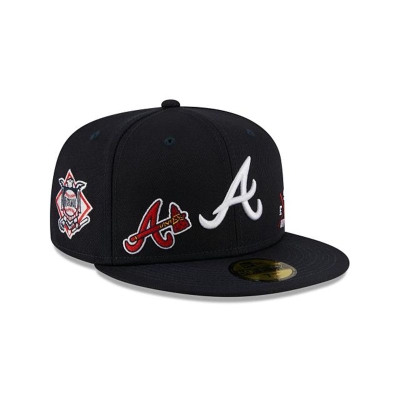 Sapca New Era Atlanta Braves MLB Multi 59FIFTY Fitted - Albastri